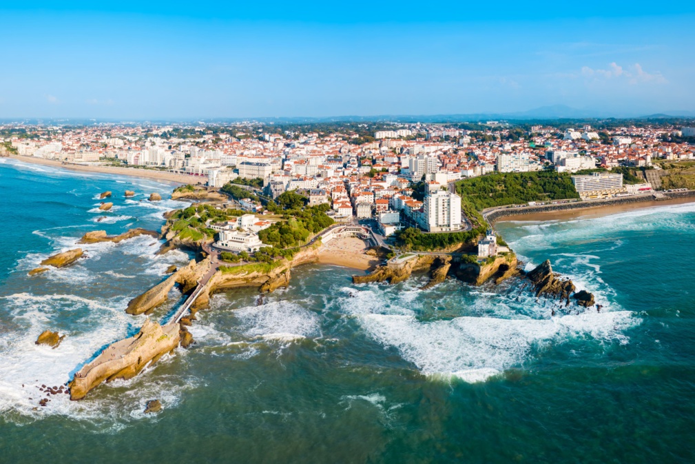 Vue panoramique aérienne de Biarritz, France © saiko3p - stock.adobe.com