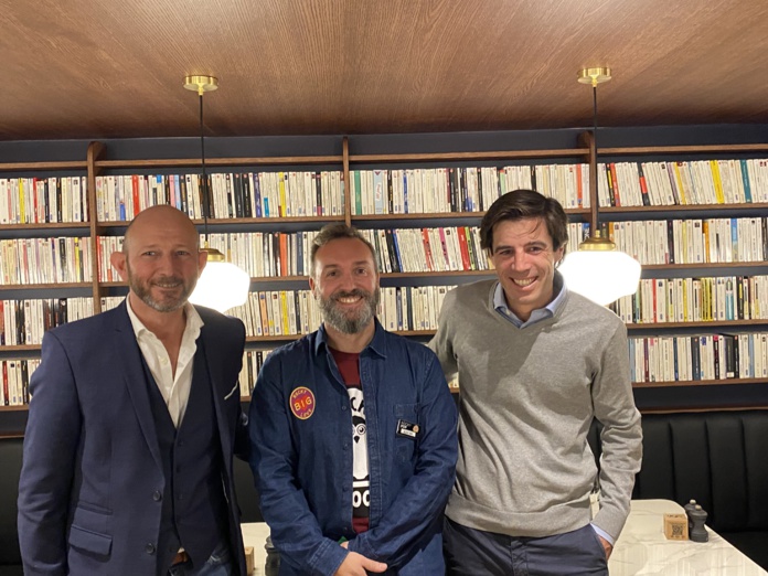 Yann Crottet, directeur de la marque, Geoffrey Obry, directeur de l'hôtel, Romain Trollet, président d'Assas Hotels (©BC)