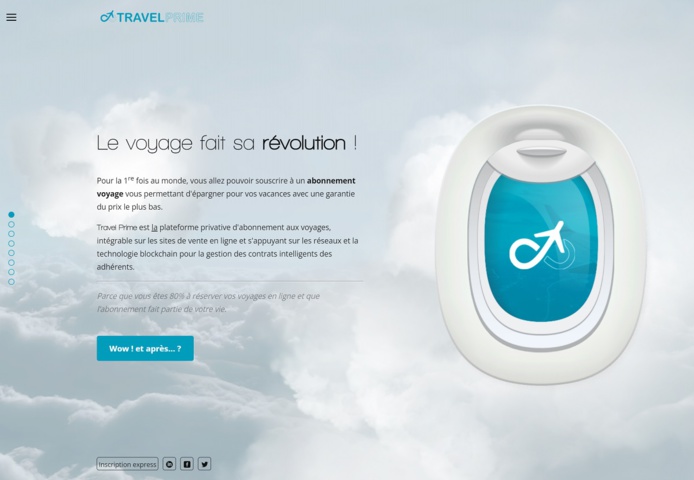 Dès ce lundi 19 décembre, Travel Prime ouvre à la prévente ses premiers abonnements sous forme de NFT - DR : Capture écran Travel Prime