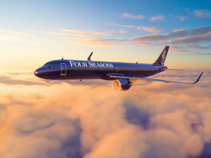 Le nouvel avion privé Four Seasons sera un Airbus A321neo-LR (@Four Seasons) Le nouvel avion privé Four Seasons sera un Airbus A321neo-LR (@Four Seasons)