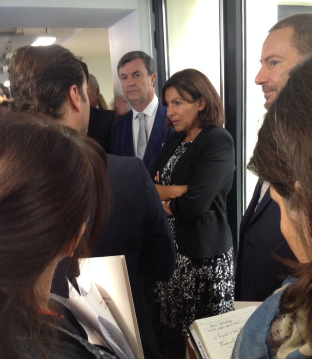 Anne Hidalgo inaugure le Welcome City Lab