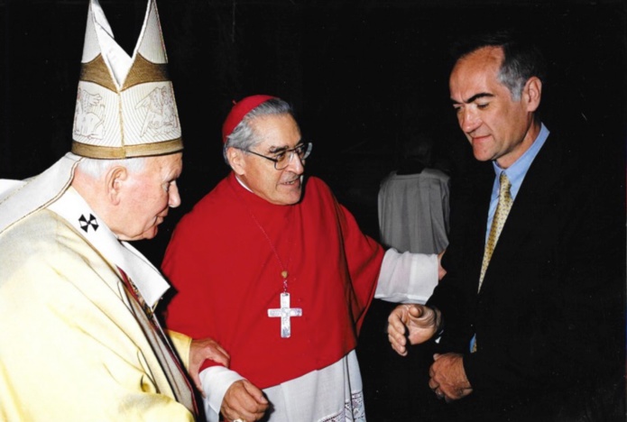 Denis Pollet a répondu à l’invitation du Pape qui voulait remercier les organisateurs des JMJ 1997 de Paris - DR