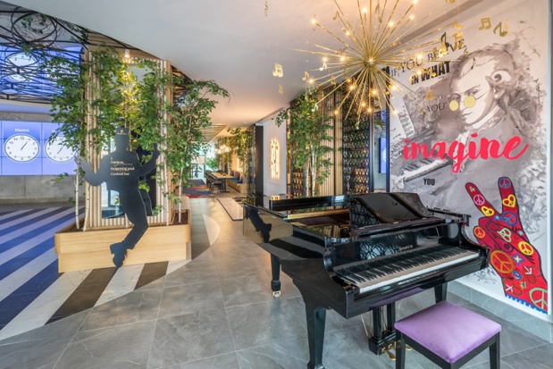 Les hôtels madrilènes sont les mieux notés par la clientèle. Ici, l'hôtel Barceló Group de Madrid dédié à la musique (Photo Barcelo)