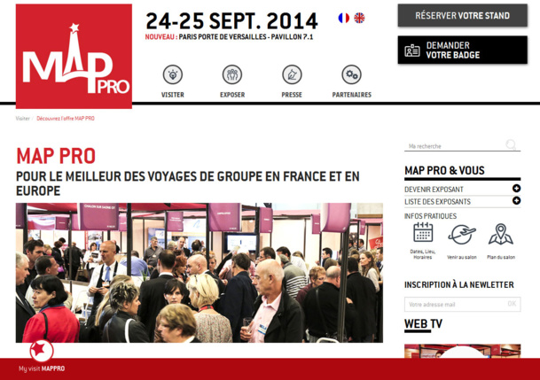 MAP Pro : présentation de l'étude sur le marché du tourisme de groupes MAP Pro : présentation de l'étude sur le marché du tourisme de groupes