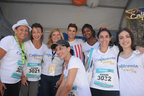 Course à pied : Visit California partenaire de La Parisienne 2014