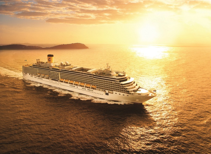 Le Costa Deliziosa a débuté son voyage de 128 jours le 6 janvier dernier de Trieste avant de rejoindre Marseille, le 12 janvier prochain - DR : Costa Croisières Le Costa Deliziosa a débuté son voyage de 128 jours le 6 janvier dernier de Trieste avant de rejoindre Marseille, le 12 janvier prochain - DR : Costa Croisières