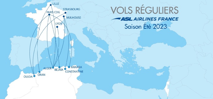 ASL Airlines France met en vente son programme été 2023 - DR ASL Airlines France met en vente son programme été 2023 - DR
