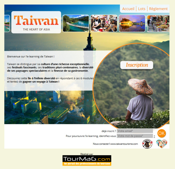 Taïwan lance un e-learning pour les agents de voyages