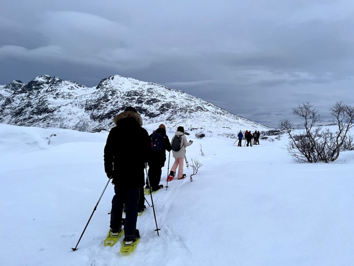 Sur les pentes du Ersfjord, il avait neigé mais moins qu'autrefois (@PB) Sur les pentes du Ersfjord, il avait neigé mais moins qu'autrefois (@PB)