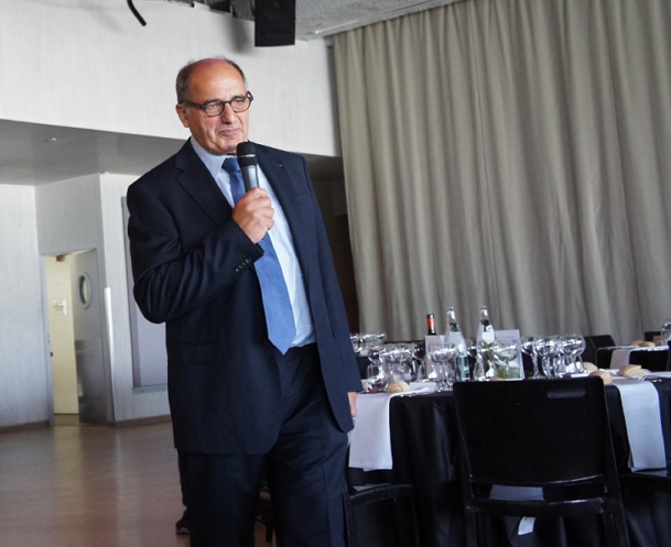 Jean-Pierre Mas a prononcé son discours d'ouverture à l'IFTM Top Resa 2014 - Photo CE Jean-Pierre Mas a prononcé son discours d'ouverture à l'IFTM Top Resa 2014 - Photo CE