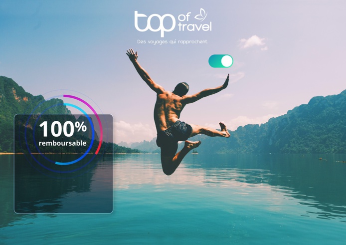 Top of travel lance une offre 100% remboursable jusqu'à un mois du départ - DR Top of travel lance une offre 100% remboursable jusqu'à un mois du départ - DR