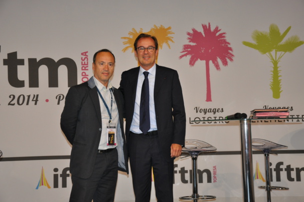 Jean da Luz a signé, avec Christian Mantei, le renouvellement pour 3 ans de leur partenariat pour les Académies du Tourisme Numérique - ©Atout France Jean da Luz a signé, avec Christian Mantei, le renouvellement pour 3 ans de leur partenariat pour les Académies du Tourisme Numérique - ©Atout France