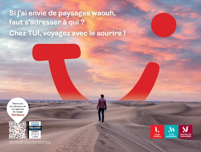 TUI a démarré, mercredi 18 janvier 2023, une nouvelle campagne de communication pour rassurer ses clients - DR : TUI France