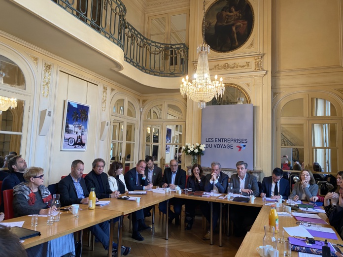 Une atmosphère studieuse et préoccupée pour les meilleurs voeux de la nouvelle année (©BC) Une atmosphère studieuse et préoccupée pour les meilleurs voeux de la nouvelle année (©BC)