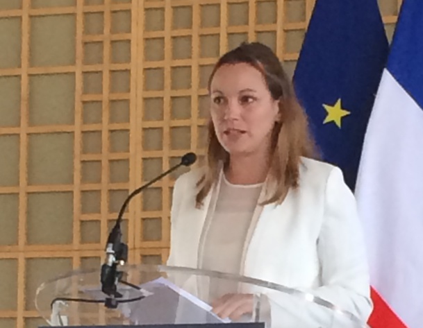 Axelle Lemaire, secrétaire d'Etat au Numérique, a ouvert à Bercy la première édition du "jeudigital French Tech" © mathilde khlat