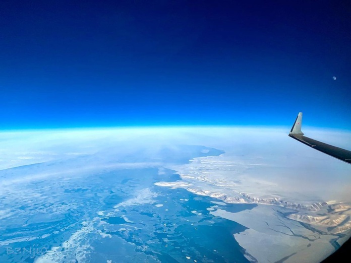 Une autre approche du Groenland (@VistaJet) Une autre approche du Groenland (@VistaJet)