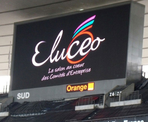 Eluceo, le salon dédié aux comités d'entreprise s'est tenu au Stade de France les 1er et 2 octobre 2014. - DR