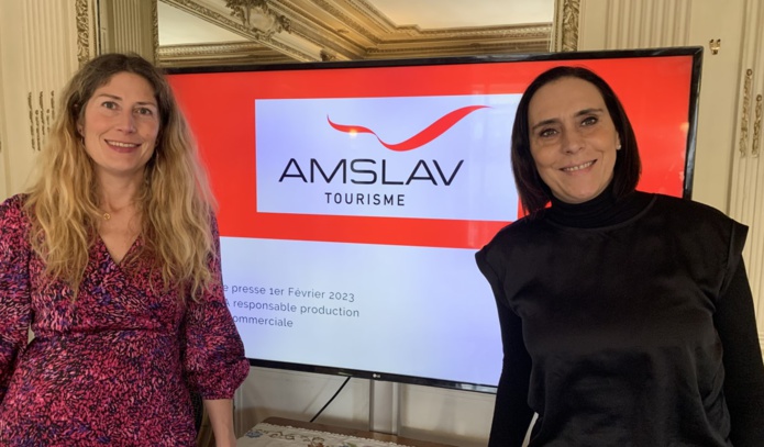 Sophie Beccia, directrice de production, en compagnie de Barbara Foll, directrice commerciale du TO Amslav. ©David Savary