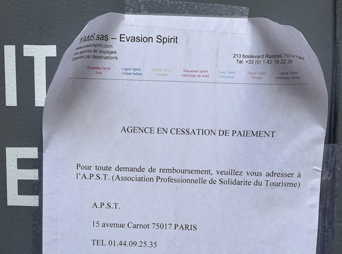 Selafa MJA sera chargée de la liquidation d'Evasion Spirit - Groupe Facebook : AVOIRS covid face à la société YAMS (Tiare spirit, evasion spirit,...)