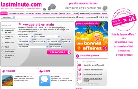 I - Lastminute.com : ''La saison estivale a été mitigée...''