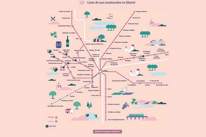 Mes Pieds sur Terre propose des randonnées en pleine nature à moins d'une heure de Lyon - DR : Mes Pieds sur Terre Mes Pieds sur Terre propose des randonnées en pleine nature à moins d'une heure de Lyon - DR : Mes Pieds sur Terre