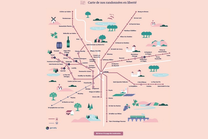 Mes Pieds sur Terre propose des randonnées en pleine nature à moins d'une heure de Lyon - DR : Mes Pieds sur Terre