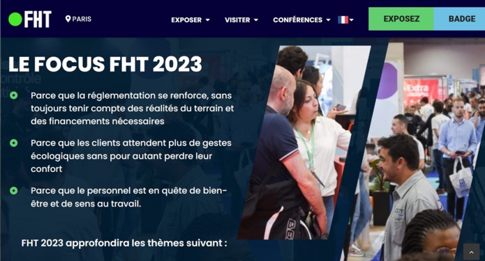 Le développement durable au service de l'hôtellerie restauration est au coeur du salon Food Hotel Tech ce printemps Le développement durable au service de l'hôtellerie restauration est au coeur du salon Food Hotel Tech ce printemps