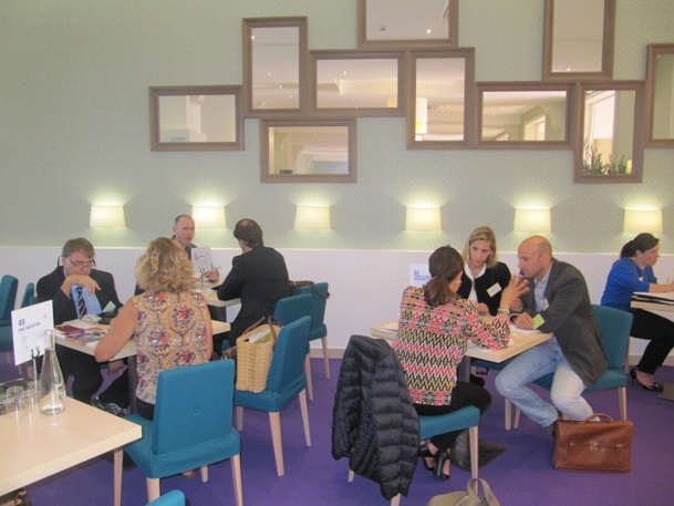 Pendant toute la journée de jeudi 9 octobre 2014, plus de 2 000 rendez-vous entre voyagistes internationaux et prestataires provençaux étaient programmés - Photo P.C. Pendant toute la journée de jeudi 9 octobre 2014, plus de 2 000 rendez-vous entre voyagistes internationaux et prestataires provençaux étaient programmés - Photo P.C.