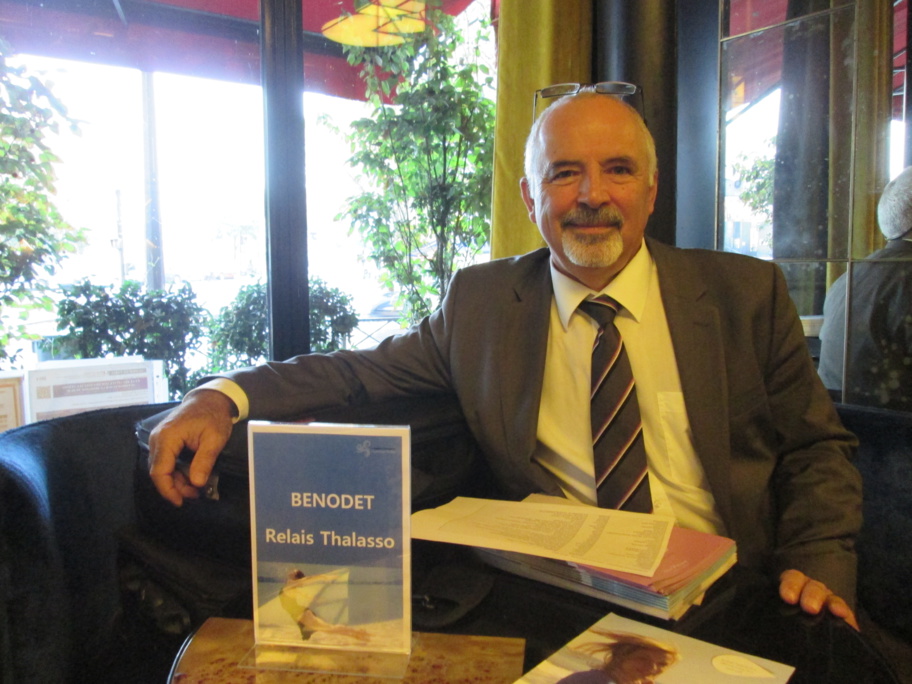Philippe Gomez, président du Syndicat National de la Thalassothérapie rencontré au work shop "Thalasso Bretagne"