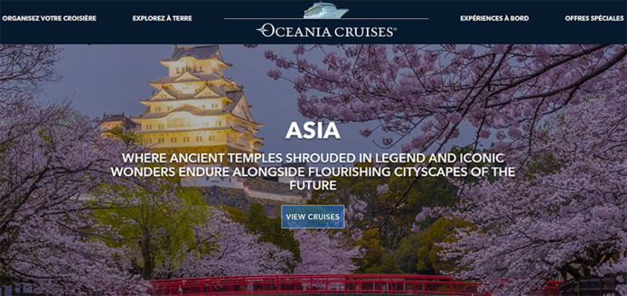 Cliquez sur l'image pour visiter le site © Oceania Cruises Cliquez sur l'image pour visiter le site © Oceania Cruises