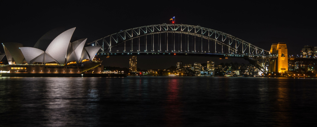 Sydney Opera House et Harbour Bridge la nuit © Rex Wholster - stock.adobe.com