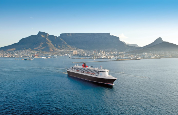 Le Queen Mary 2 au Cap (@Photo Cunard)