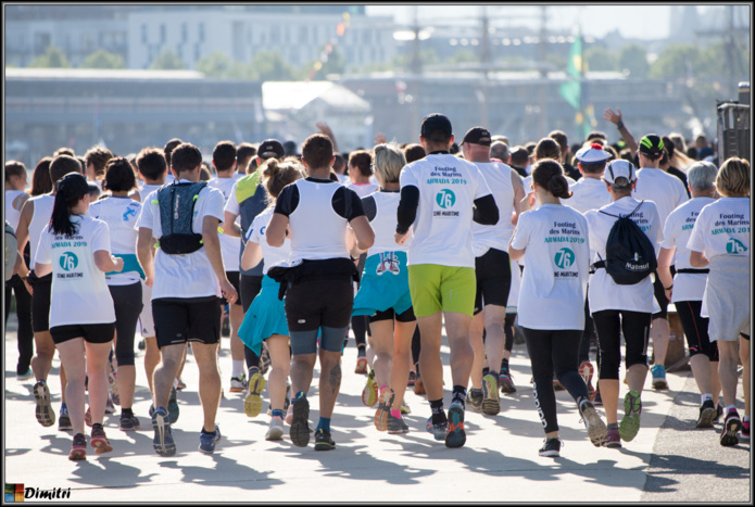 Une compétition sportive conviviale, le Footing des marins (©Armada 2019)