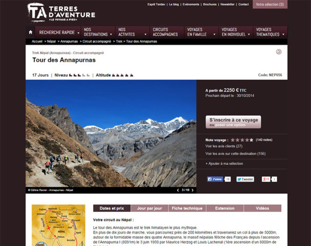 The clients of Terres d’Aventure were able to turn back and avoid the catastrophe - DR: Terres d’Aventure. The clients of Terres d’Aventure were able to turn back and avoid the catastrophe - DR: Terres d’Aventure.