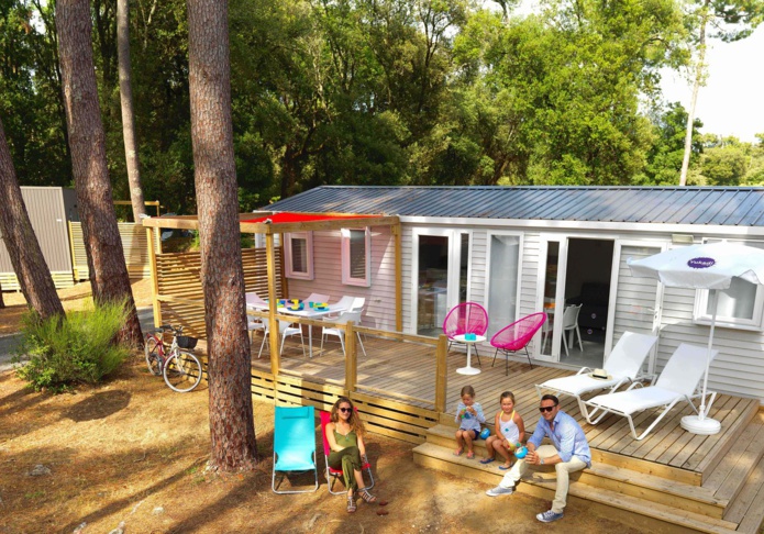 Mobil-Home au Camping Le Logis - St Palais (©Yukadi)