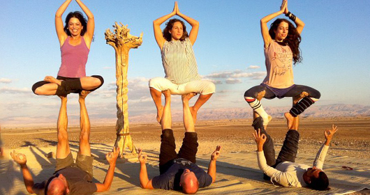 Tout au long du week-end, les villages de la Arava seront les hôtes d'ateliers de yoga animés par les meilleurs professeurs d’Israël, ainsi que par des enseignants tout spécialement venus de l’étranger - DR