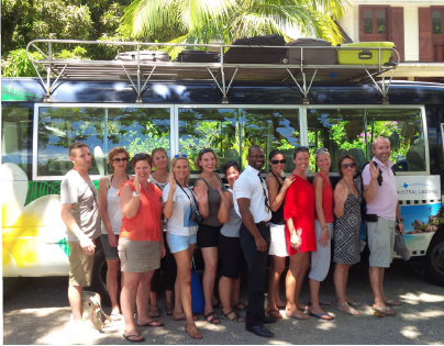 Austral Lagons : 12 agents de voyages de retour des Seychelles Austral Lagons : 12 agents de voyages de retour des Seychelles