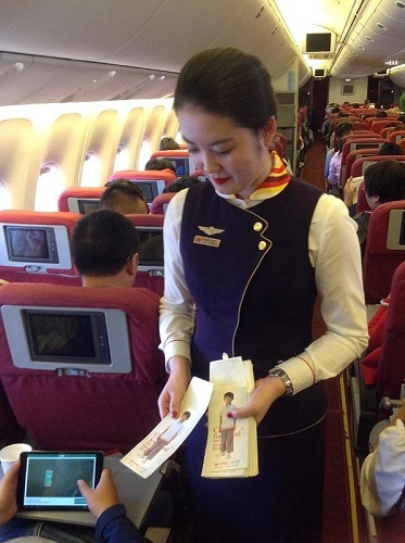 Avec son programme "Change for Good", Hainan Airlines récolte de l'argent à bord de ses vols pour le reverser à l'UNICEF - Photo DR