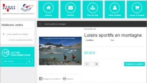 Le programme d'e-learning d'Atout France s'adresse aux professionnels des loisirs sportifs en montagne - Capture d'écran