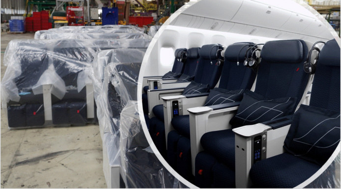 Les sièges de la Premium Economy . Photo C.Hardin Les sièges de la Premium Economy . Photo C.Hardin