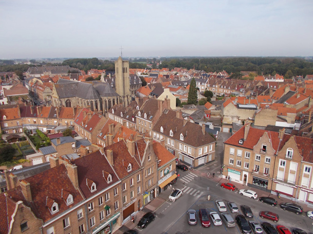 Le package "Ça tourne dans le Nord" comprend une visite du beffroi de Bergues pour une vue à 360° degrés - DR : Olivier Joos