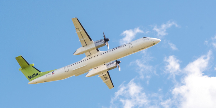 Un Dash 8 du modèle qui a réalisé un premier vol "zéro émissions" - DR : Depositphotos.com Un Dash 8 du modèle qui a réalisé un premier vol "zéro émissions" - DR : Depositphotos.com