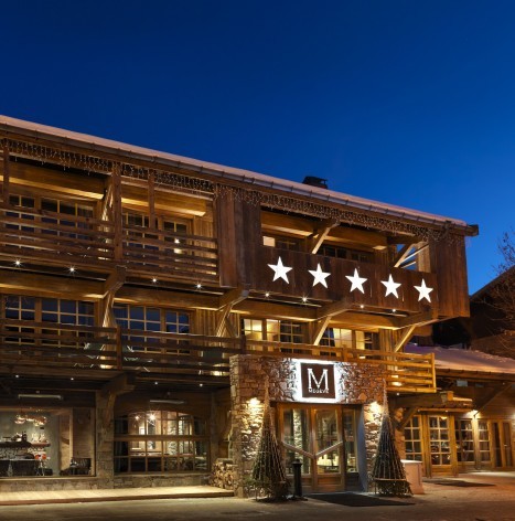 Le M de Megève a été conçu comme un chalet - DR Le M de Megève a été conçu comme un chalet - DR