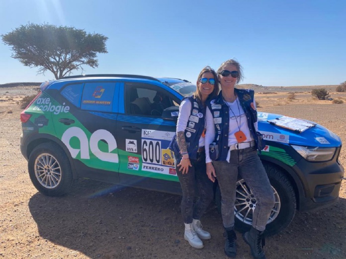 Pour la 11e fois, Armelle Medard Lang se lance le défi de participer au Rallye Aïcha des Gazelles. Elle est accompagnée cette année par Cindy Dehail - DR : Armelle Medard Lang