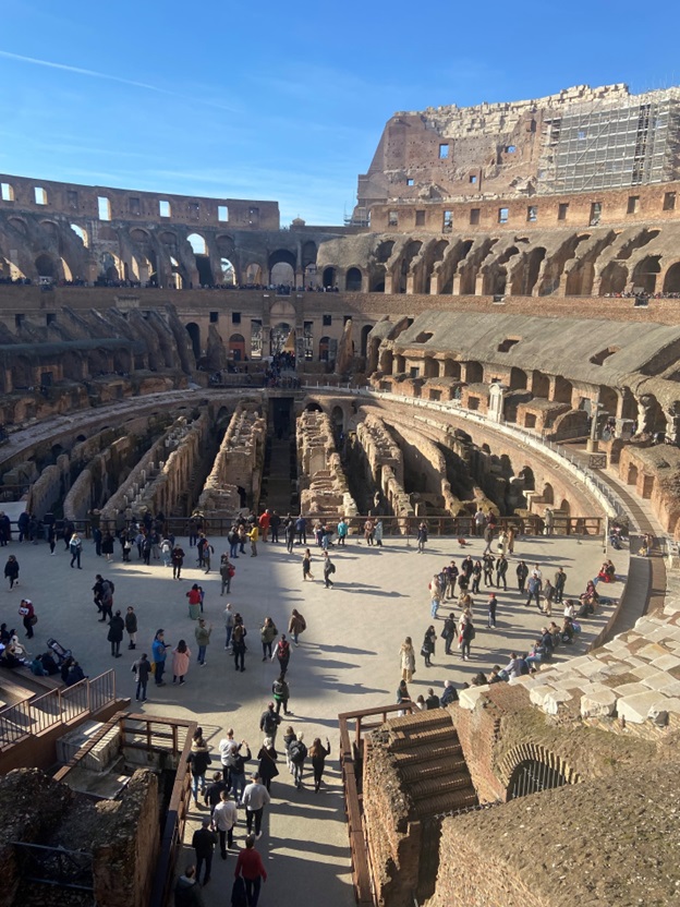 Le Colisée sous le soleil italien, à « seulement » quelques kg de CO2 de Paris - GF