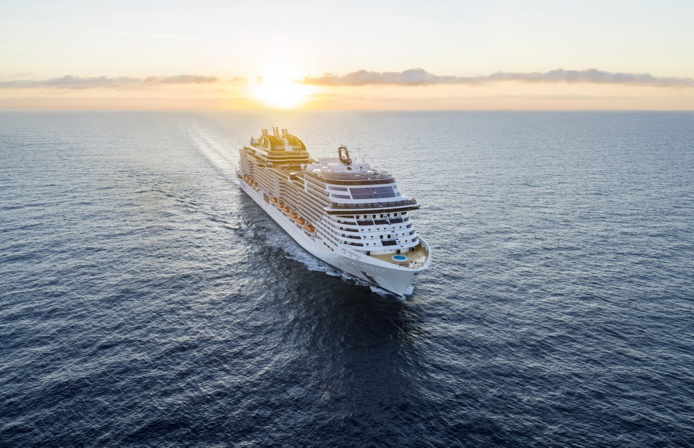 Le MSC Virtuosa sera positionnée à Abu Dhabi pour le Grand Prix F1 d'Abu Dhabi - Photo MSC