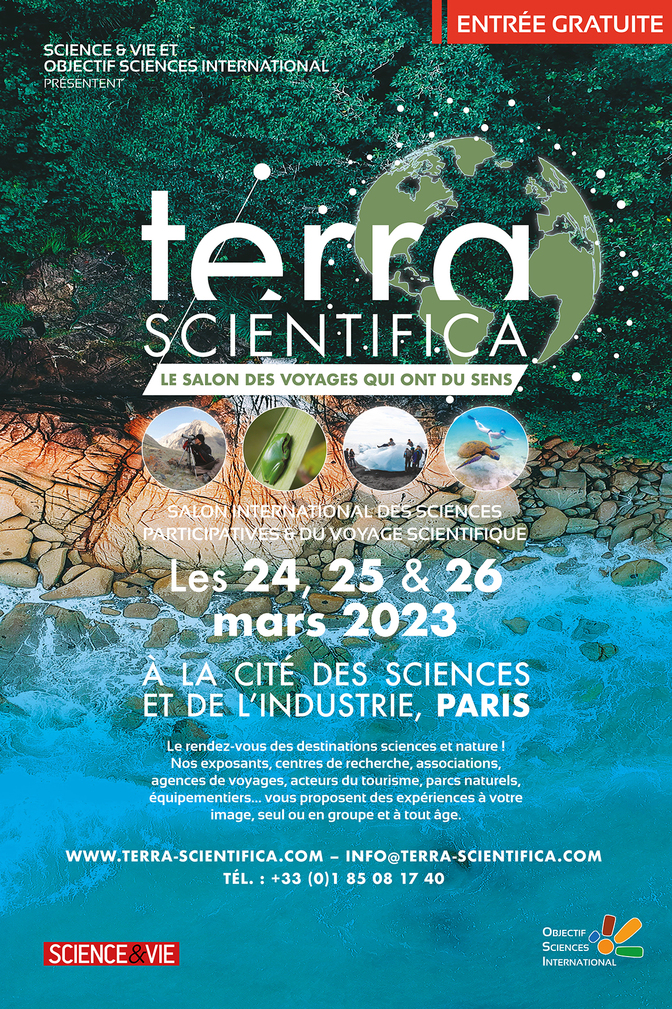 Terra Scientifica, le Salon international des Sciences Participatives et du Voyage Scientifique - DR Terra Scientifica, le Salon international des Sciences Participatives et du Voyage Scientifique - DR