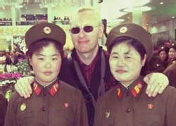 Guillaume de Vaudrey, le directeur de Cosmopolis, à Pyongyang (Corée du Nord)