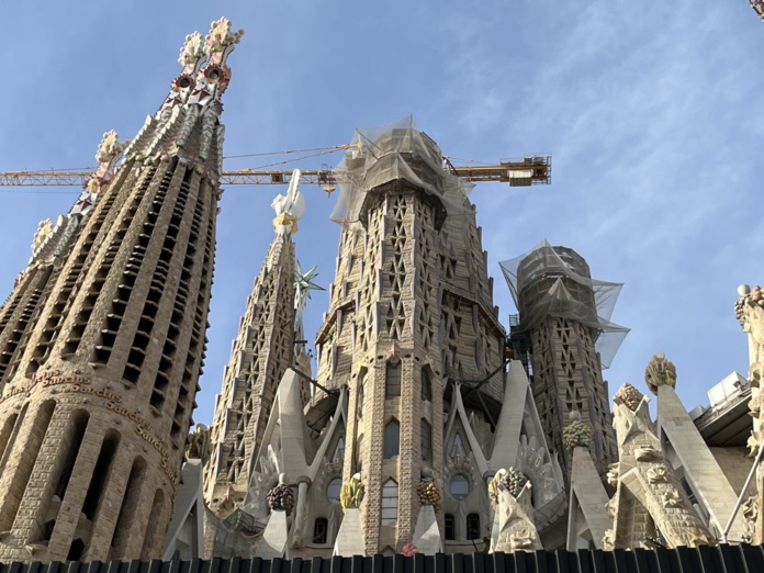 Annoncé pour 2026, l'achèvement des travaux de la Sagrada familia devrait prendre quelques années de plus (@ PB)