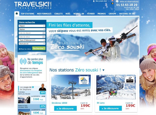 Travelski lance cette saison sur plus de 12 stations un concept qui vise à simplifier l’organisation des séjours à la montagne : « Zéro Souski ».